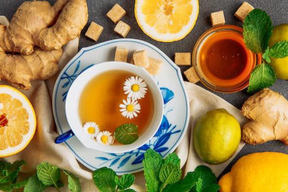 توزیع انواع چای بابونه زنجبیل صادراتی